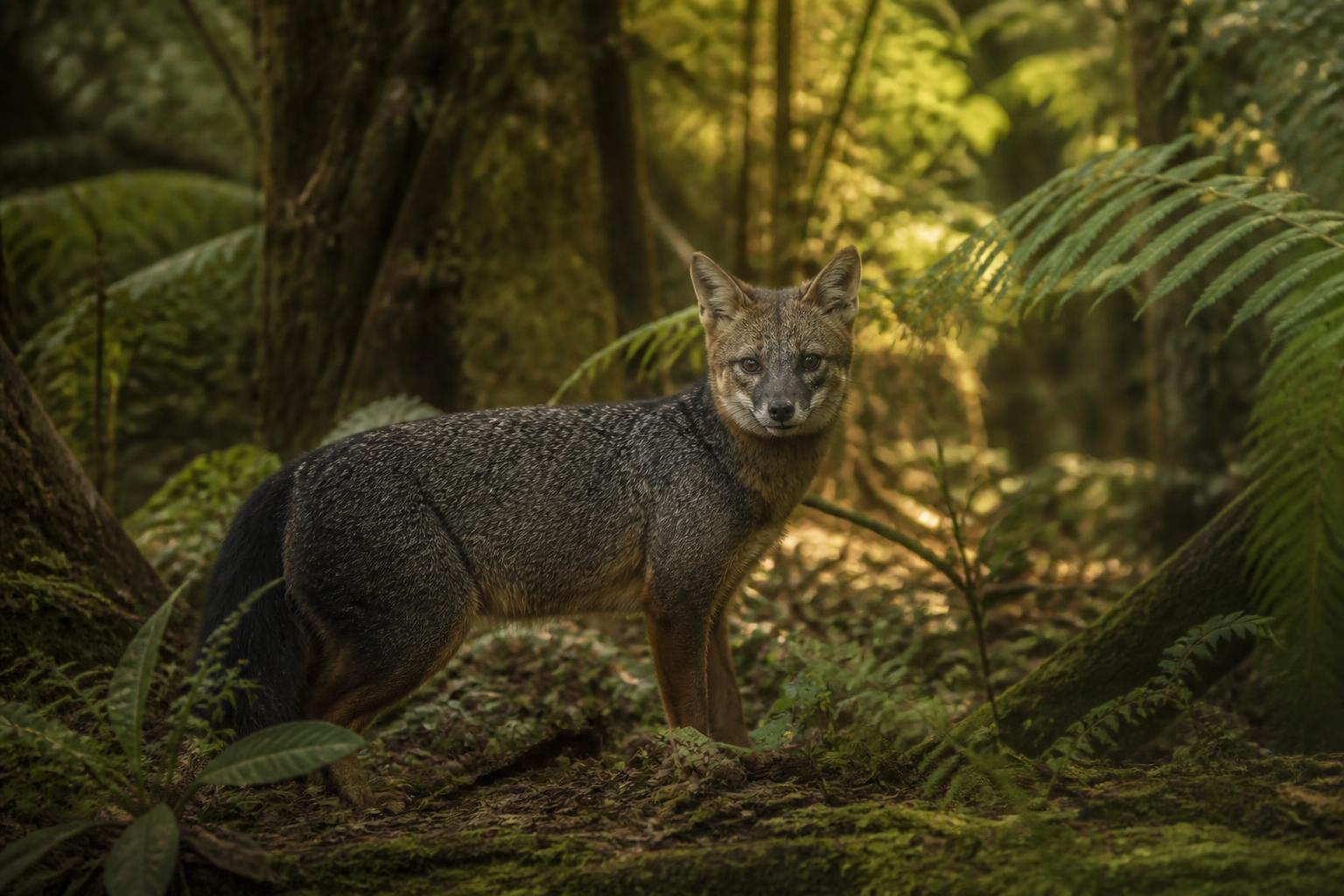 Zorro de Darwin (Lycalopex fulvipes)